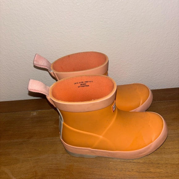 Hunter Kids Play Boot for Toddler - Rubber Upper, Flatter Unique Boy 11 Girls 12 - Picture 2 of 6